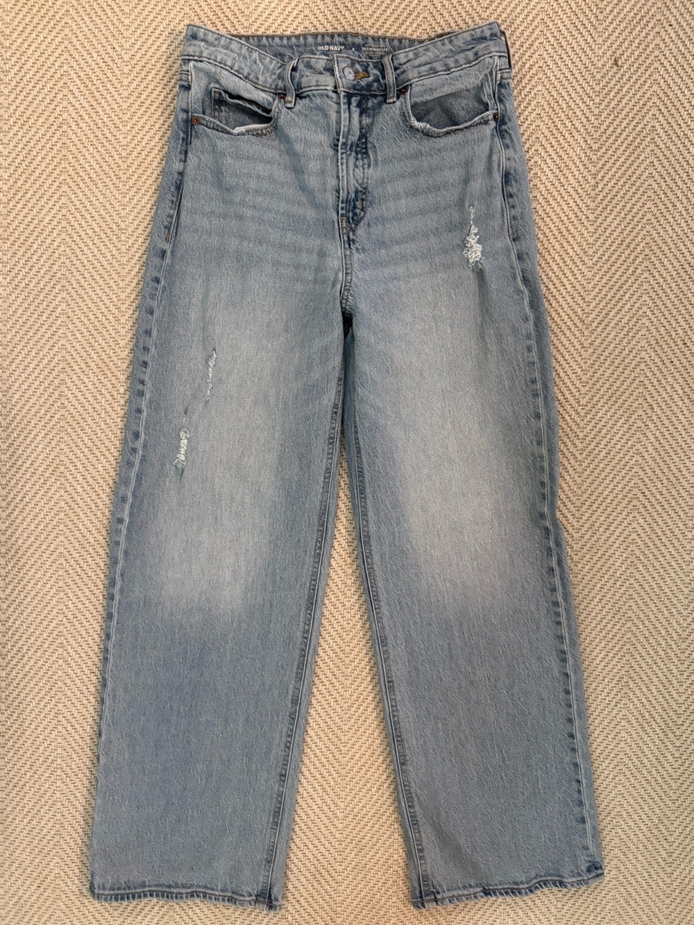 Old Navy Light Blue Straight Leg Jeans